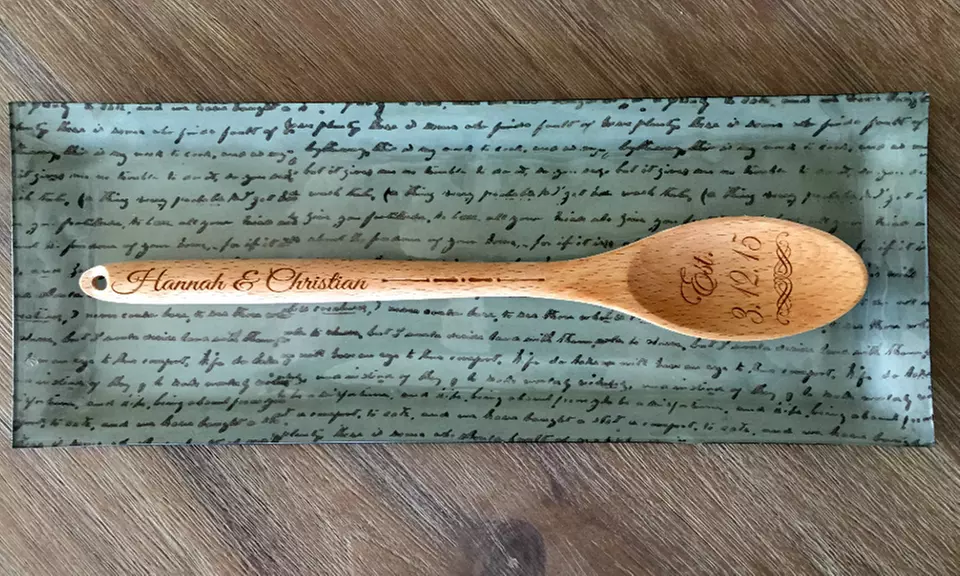 $5 for a Personalized Decorative Wooden Spoon from American Laser Crafts ($24.99 Value) - Second Medium