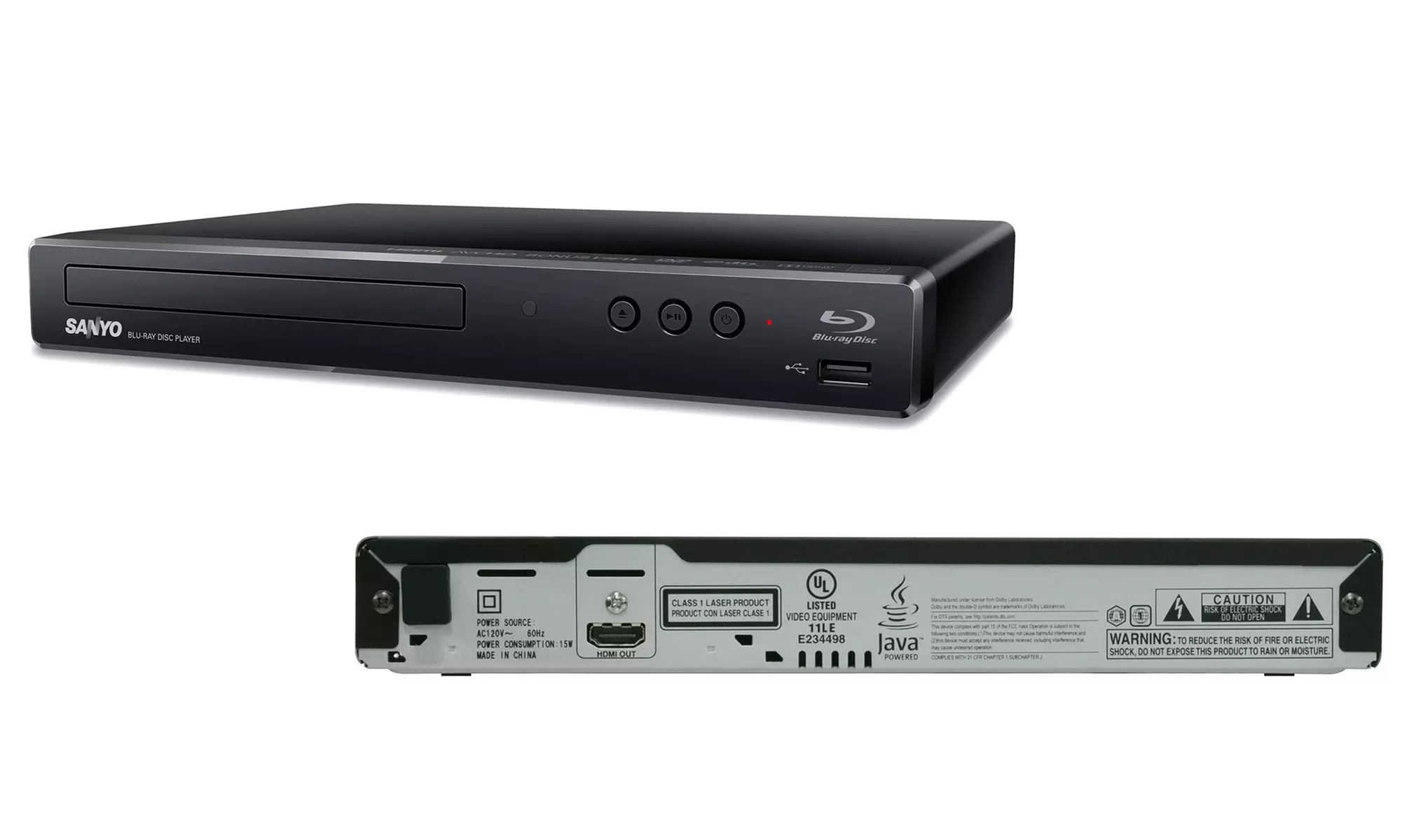 Sanyo Blu-Ray Player (Refurbished) - Primary Image