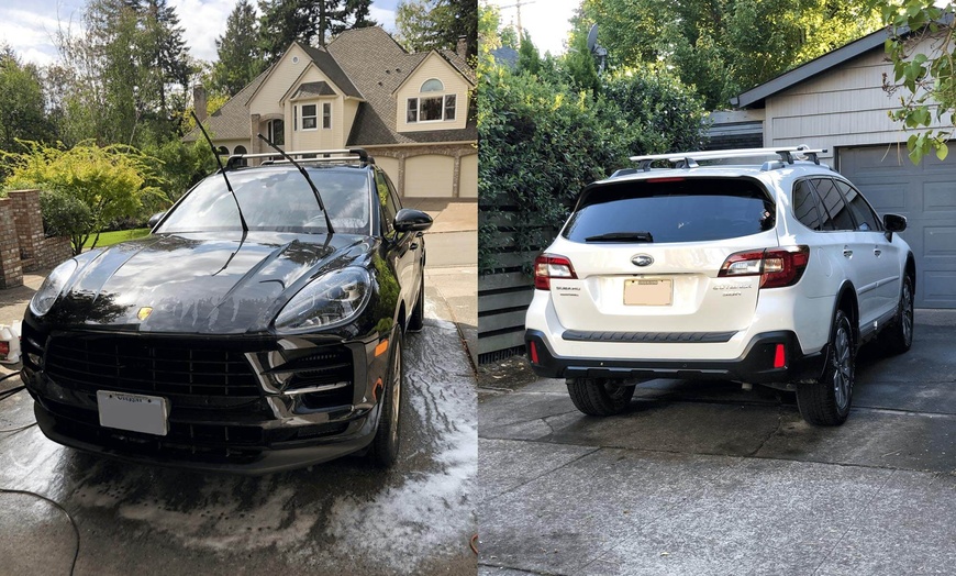 Image 1: Mobile Interior Exterior Detail Package for Sedan, Small SUV, or Van