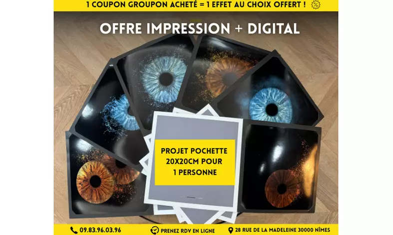 Vos yeux, une œuvre d'art : capturez l'essence de votre iris