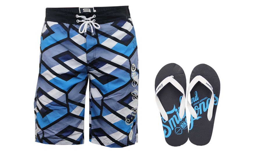 Image 11: Swim Shorts & Flip Flops Sets