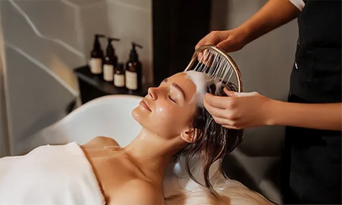 One 45 Minute or 60-Minute Japanese Head Spa, Blow Dry and Style