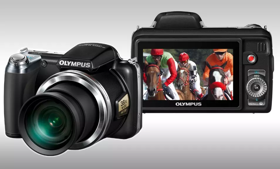 $149.99 for an Olympus SP-810UZ 14MP Wide-Angle Digital Camera with 36x Zoom ($299.99 List Price). Free Shipping. - Primary Image