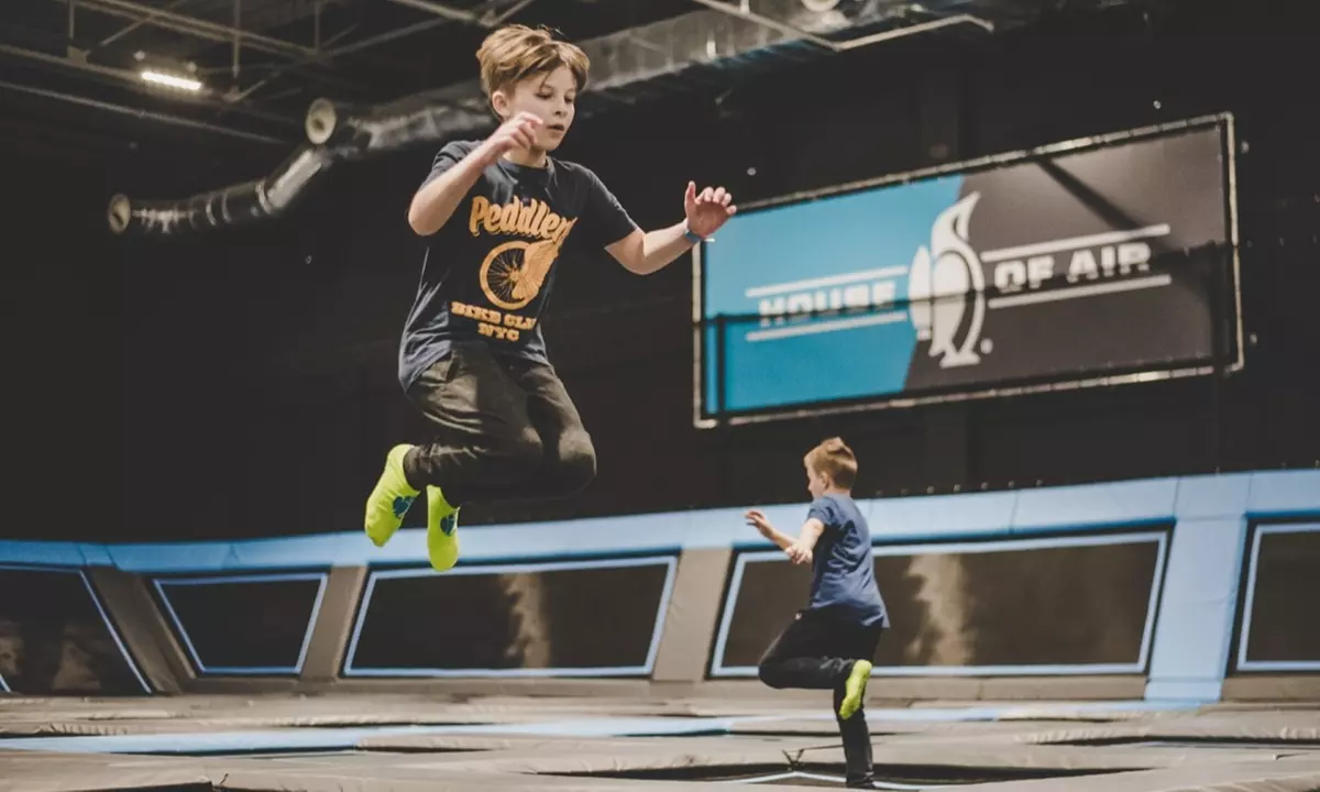 90 Min Jump Pass with Trampolines, Ninja Warrior Course & Dodgeball!