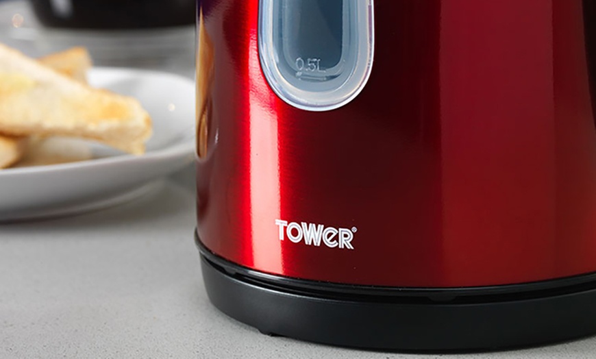 Image 33: Tower Microwave, Kettle and Toaster