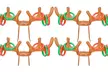 Inflatable Reindeer Antler Ring Toss Game For Kids Of All Ages (1,2,4 or 6 Pack) - Second Medium