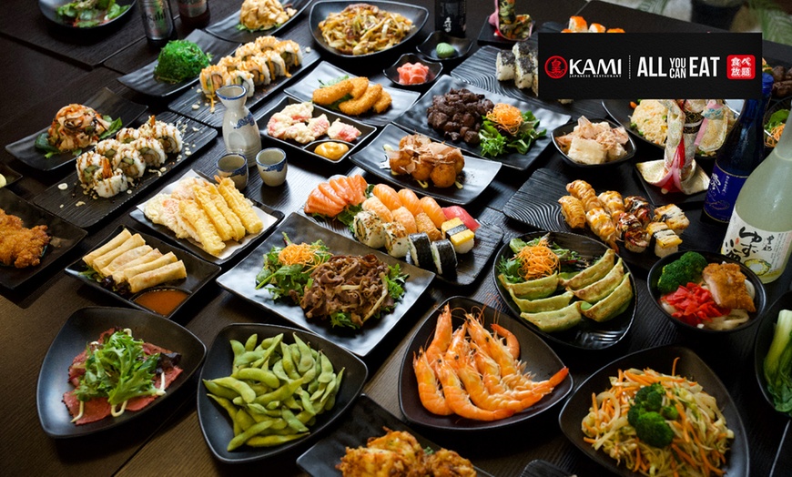Image 1: Unlimited Japanese Dining with Sake for One, Two, or Four Guests