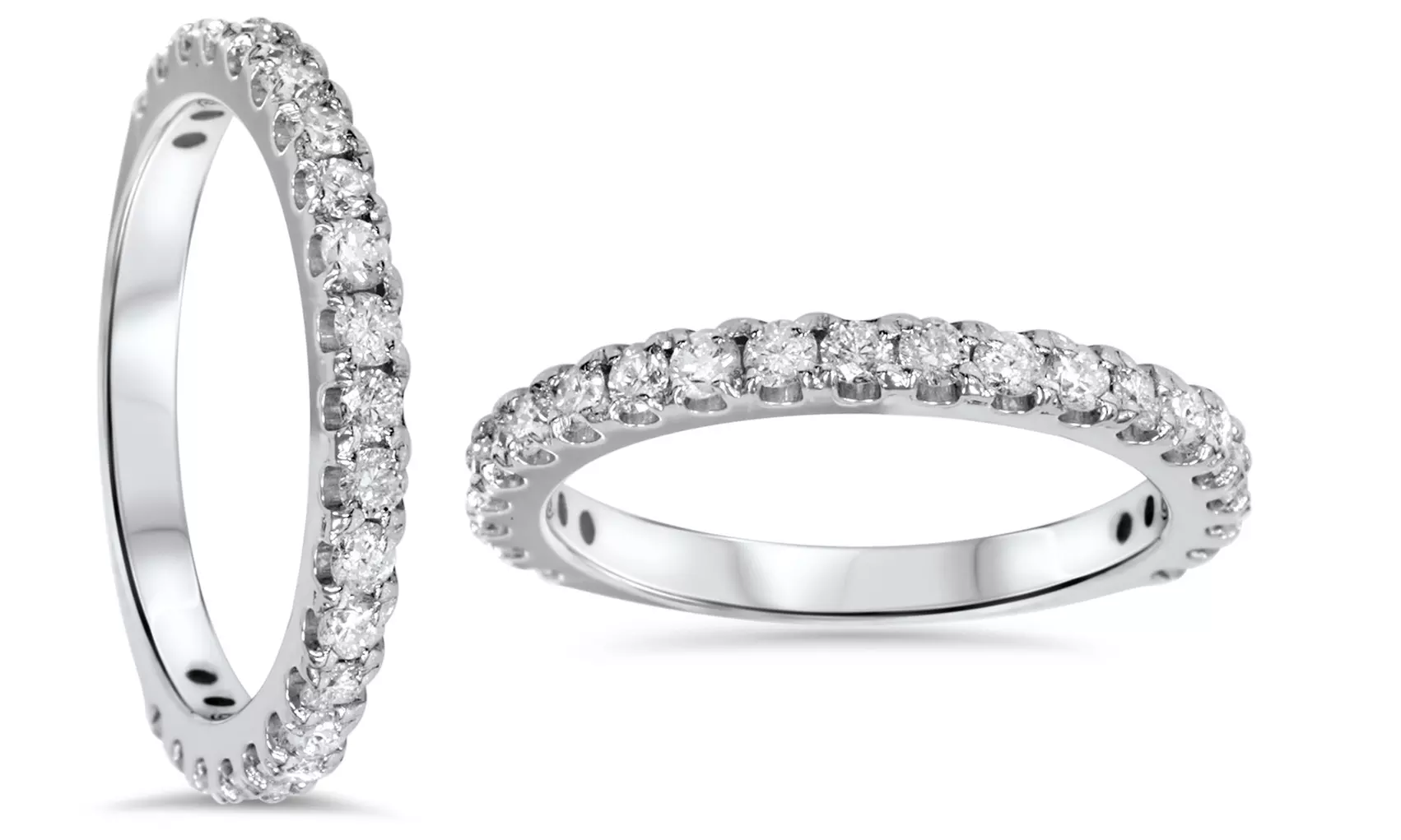 1.00 CTTW Diamond Ring in 14K White Gold by Bliss Diamond - Primary Image