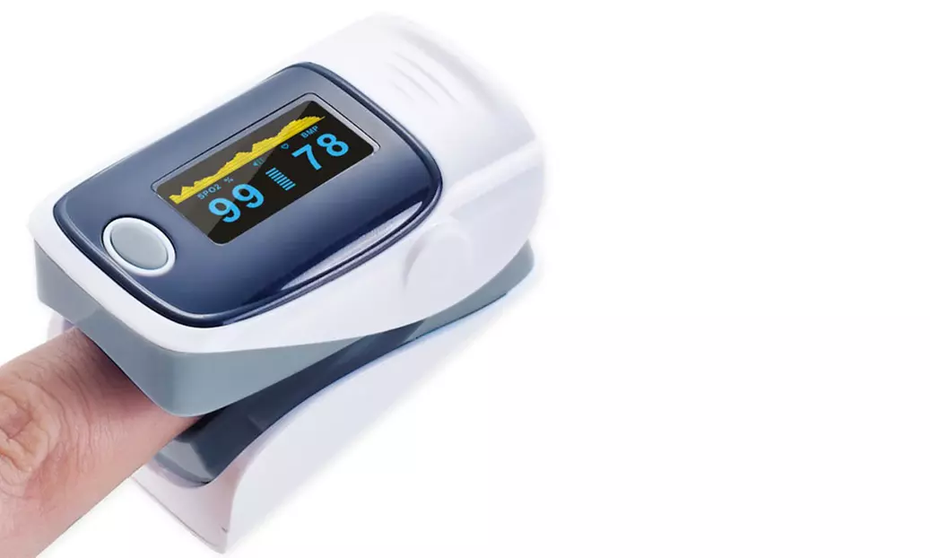 Fingertip Pulse Oximeter And Blood Oxygen Saturation Monitor With LED Display