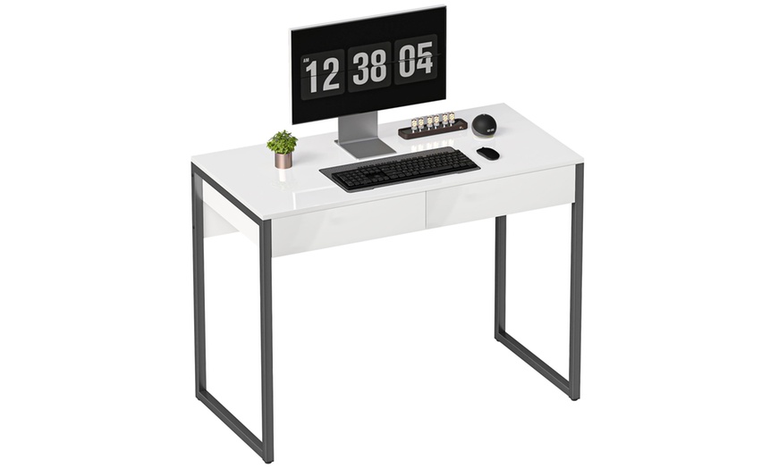 Image 8: HomCom Desk Selection: Stylish, Functional Workspace Solutions
