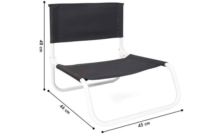 Image 6: Paire de chaises de plage pliantes