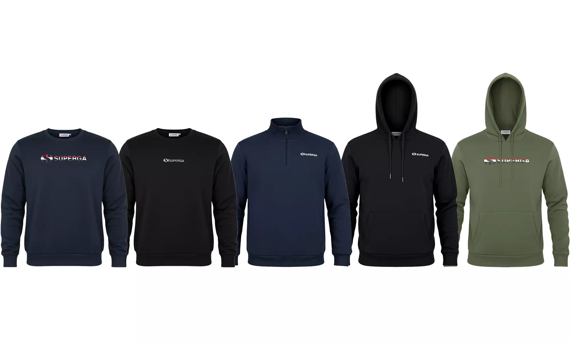 Felpa uomo Superga in cotone felpato