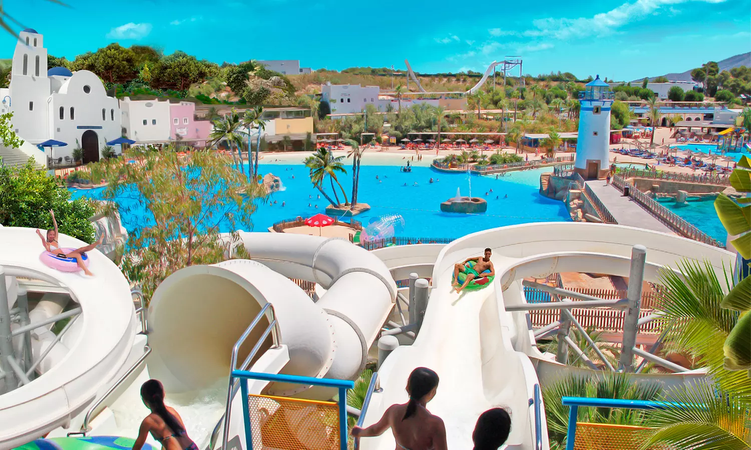 Disfruta de un día refrescante en Aqua Natura Benidorm: entrada para adulto o niño con un 50% de descuento