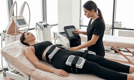 One EMS Body Sculpt Session (Abdomen, Buttocks, Arms, or Legs) - Bella’s Med spa