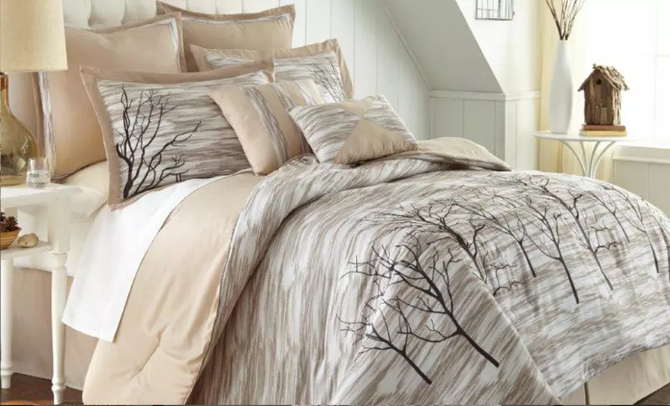 8-Piece Printed Comforter Set - Primary Image