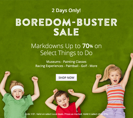 Boredom-Buster Sale