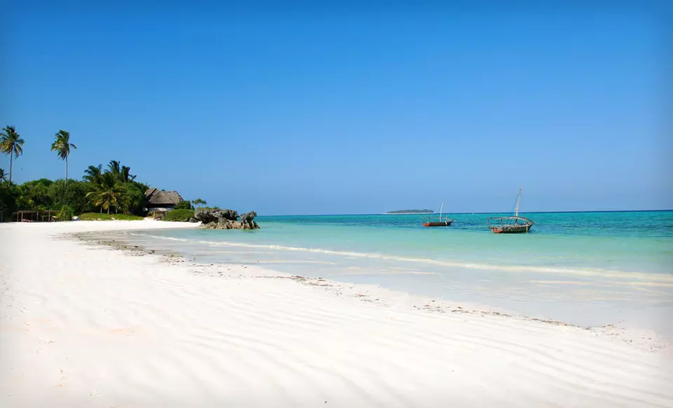 Five- or Seven-Night Stay with Airfare, All Meals, and Airport Transfers at Matemwe Lodge in Zanzibar, East Africa - Primary Image