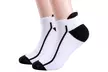 4 Pairs Mens Athletic Low Cut Ankle Tab Socks Mesh Cushioned Breathable Running - Second Medium