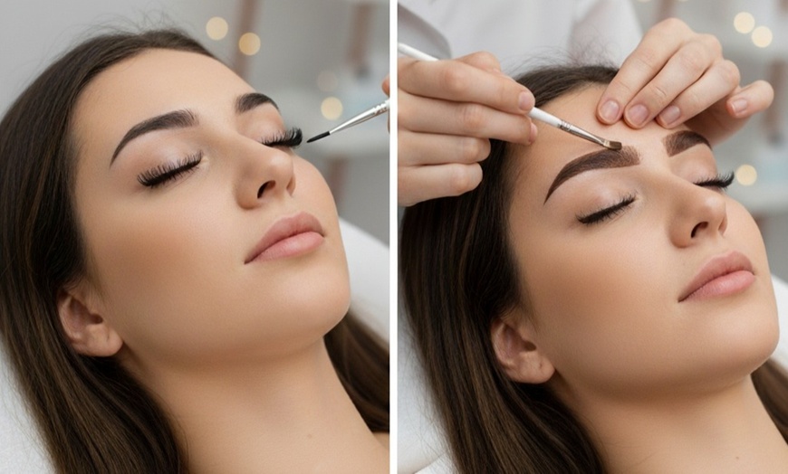 Image 1: Enhance Your Beauty with a Lash Lift & Tint or Brow Shape & Tint