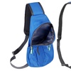 Image 12: Crossbody Zippered Sling Backpack 