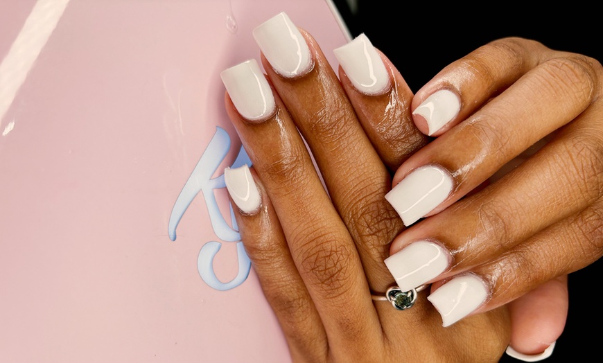 Image 8: Polished and Sleek: Haircut, Blowout, Gel Mani and Keratin Treatment