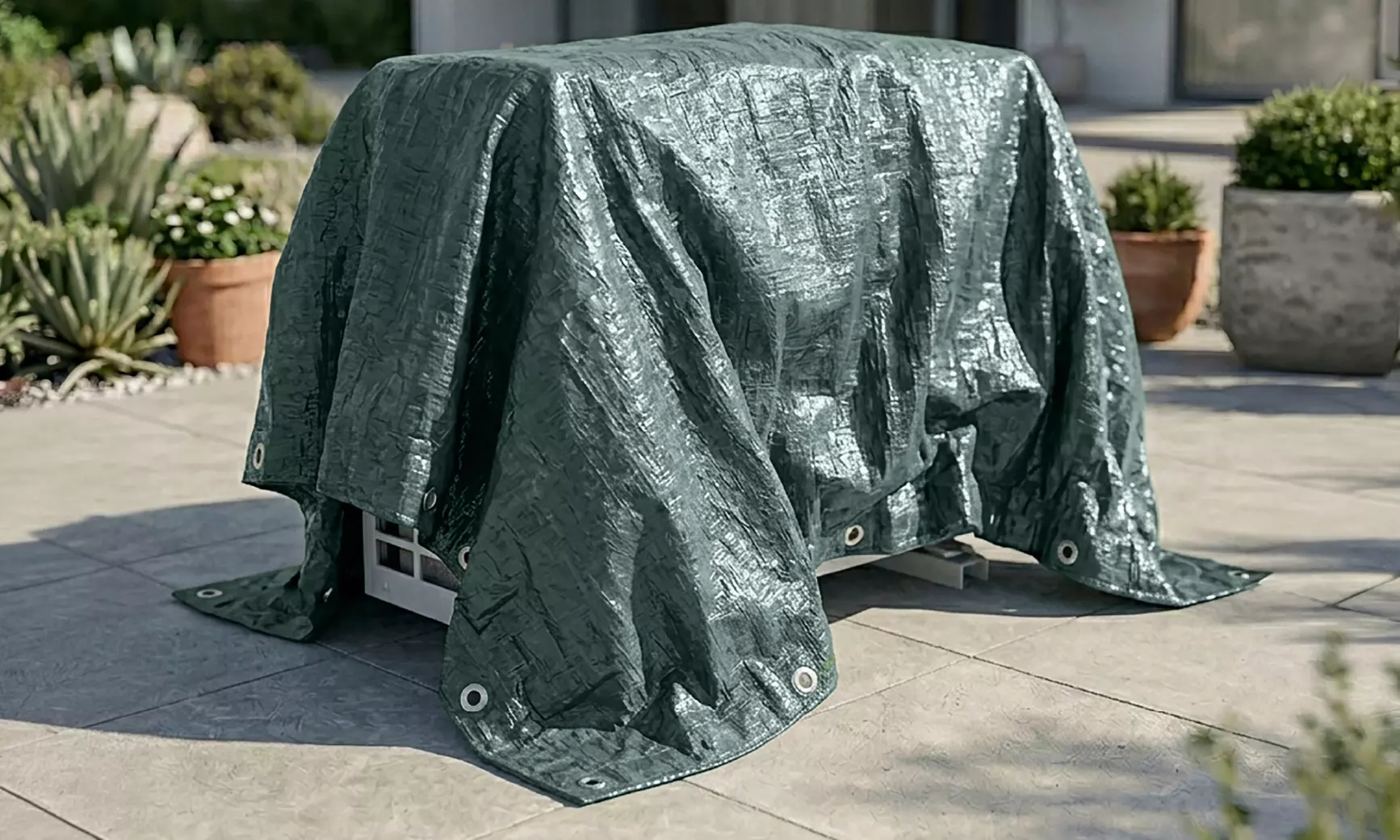 Abdeckung für Grill, Tisch, Sofa & mehr zum Schutz vor Regen & Schmutz