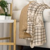 Image 10: Couverture plaid double face sherpa et microfibre
