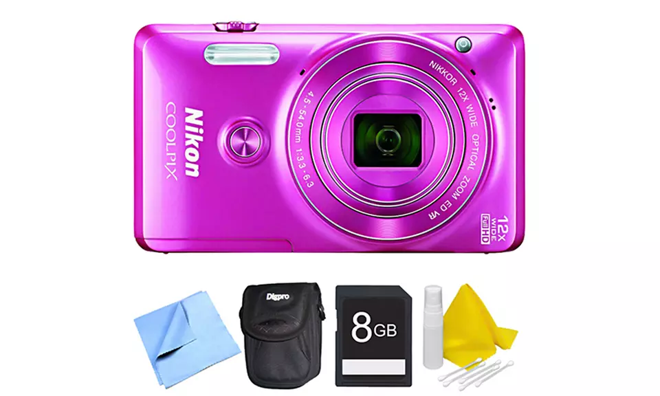 Nikon Coolpix S6900 16MP 1080p Digital Camera with 12x Optical Zoom and WiFi - Second Medium