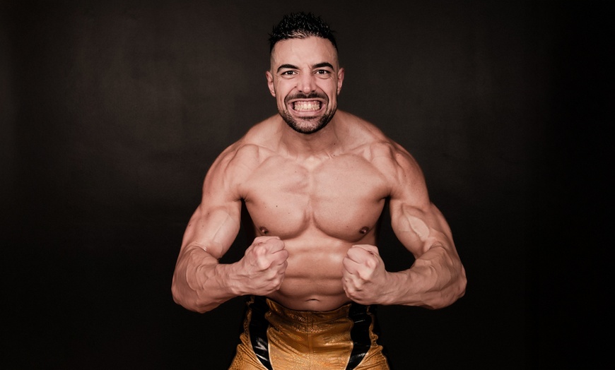 Image 2: Adrenaline, & Family Fun: One or Four Tickets to Megaslam Wrestling! 