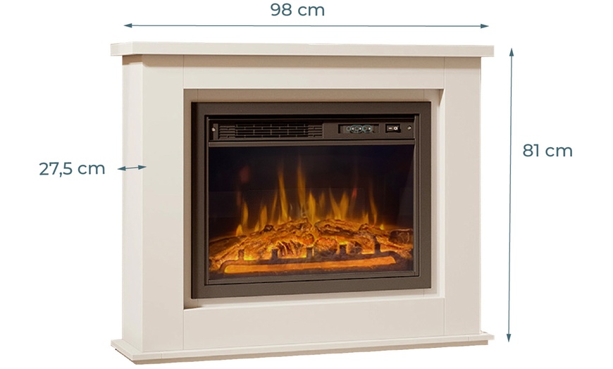 Image 3: Elektrische ledhaard