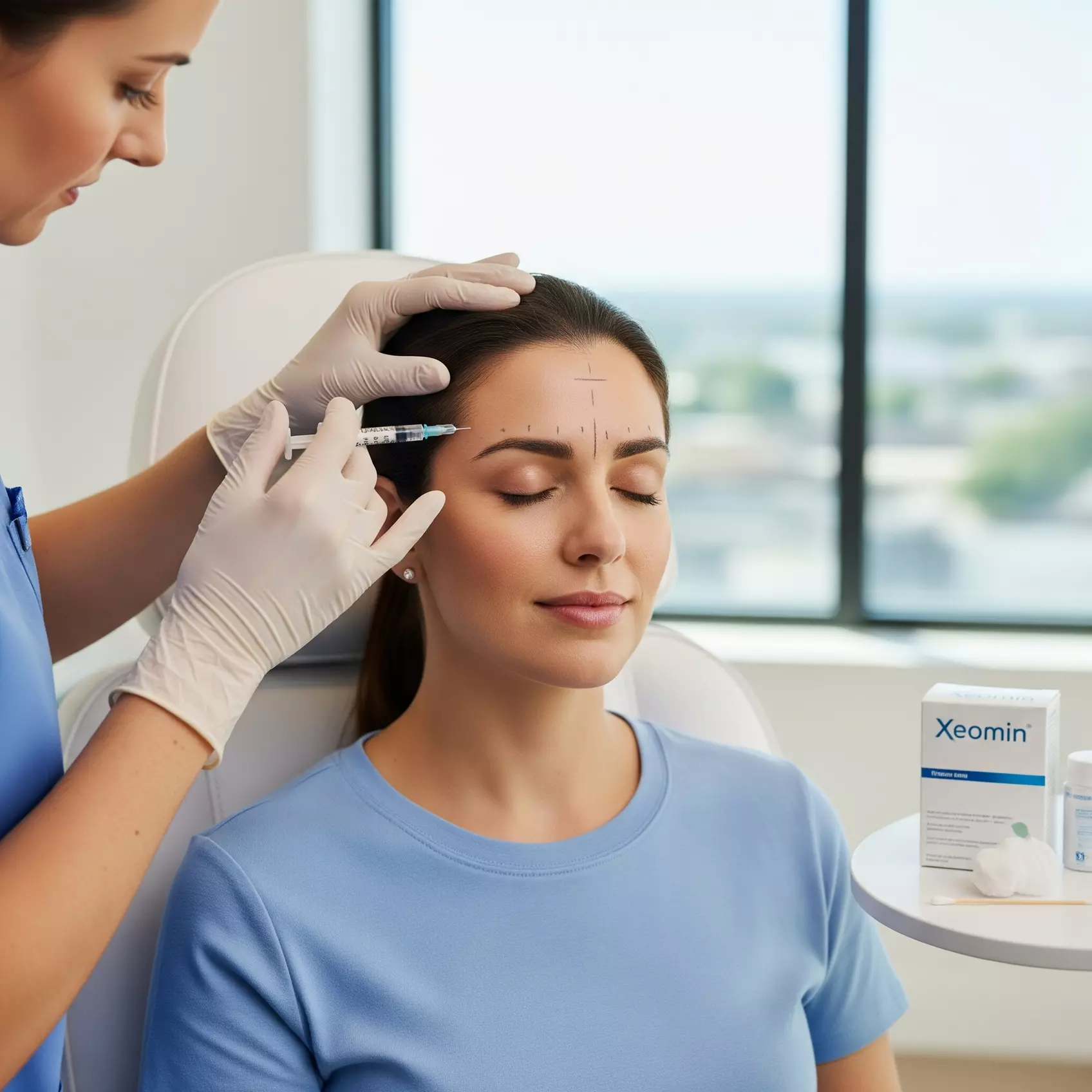 Smooth Wrinkles with 20 or 40 Units of Xeomin Injections