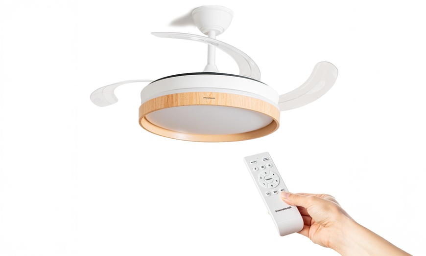 Image 6: InnovaGoods Deckenventilator mit LED-Licht