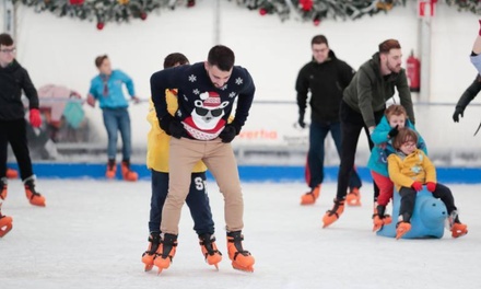 Para 1 persona: Pista de hielo con patines durante 1 hora - Multiocio