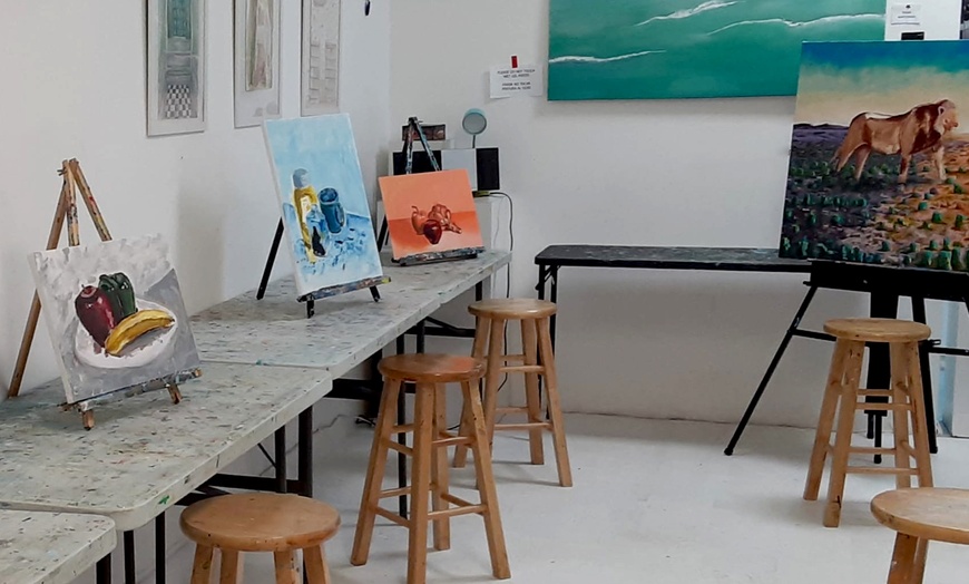 Image 12: Mandala Plates, Guided Painting, Figure Drawing Workshop for 1,2 or 4 