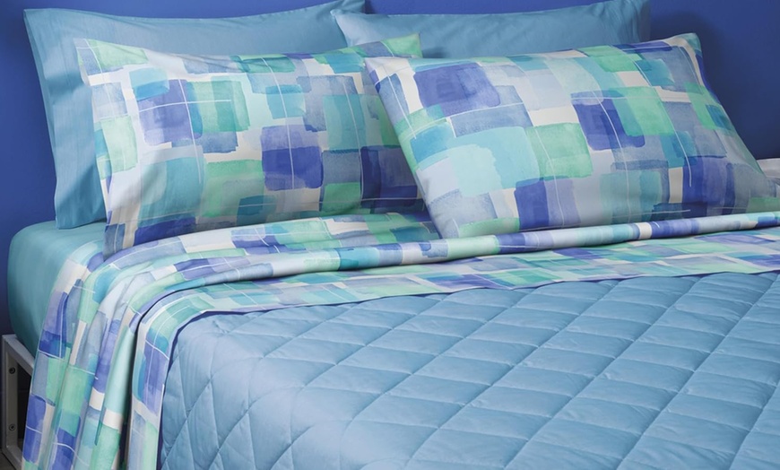 Image 16: Completo letto matrimoniale 100% cotone di Bassetti