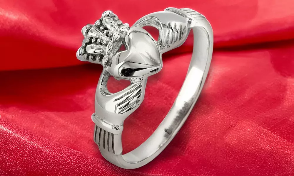 Stainless Steel Irish Claddagh Ring