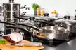 Morphy Richards Eight-Piece Stainless Steel Pan Set With Free Delivery - Image 2