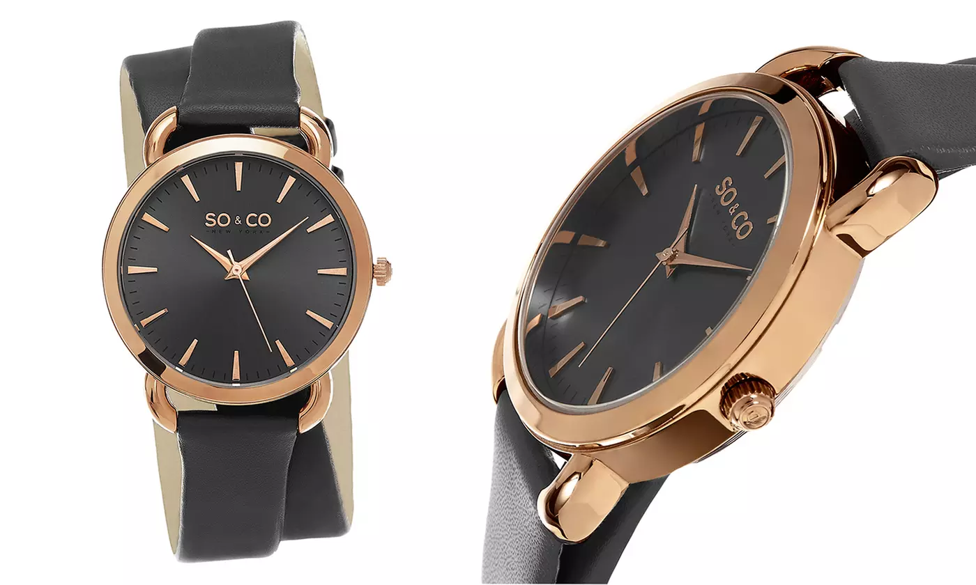 So & Co New York Women's Double-Wrap Classic Watch 
 - Second Medium