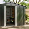 Image 25: Large Metal Garden Tool Storage Shed in 6 Styles