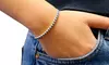 Italian Made Sterling Silver Adjustable Beaded Slider Bracelet