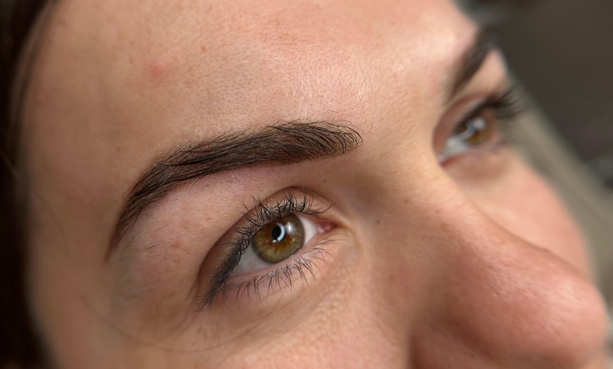 Image 11: Permanent Makeup: Soft Powder Brows or Natural Lip Blush (2.5-4.5 Hrs)