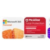 Image 1: Microsoft 365 Personal oder Family EU + McAfee Total Protection