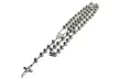 Mens Stainless Steel 24" Rosary Necklaces - Second Medium