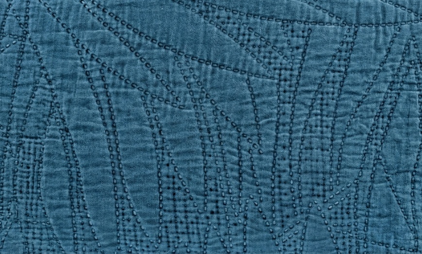 Image 2: Couvre-lit double « délavé à la pierre »