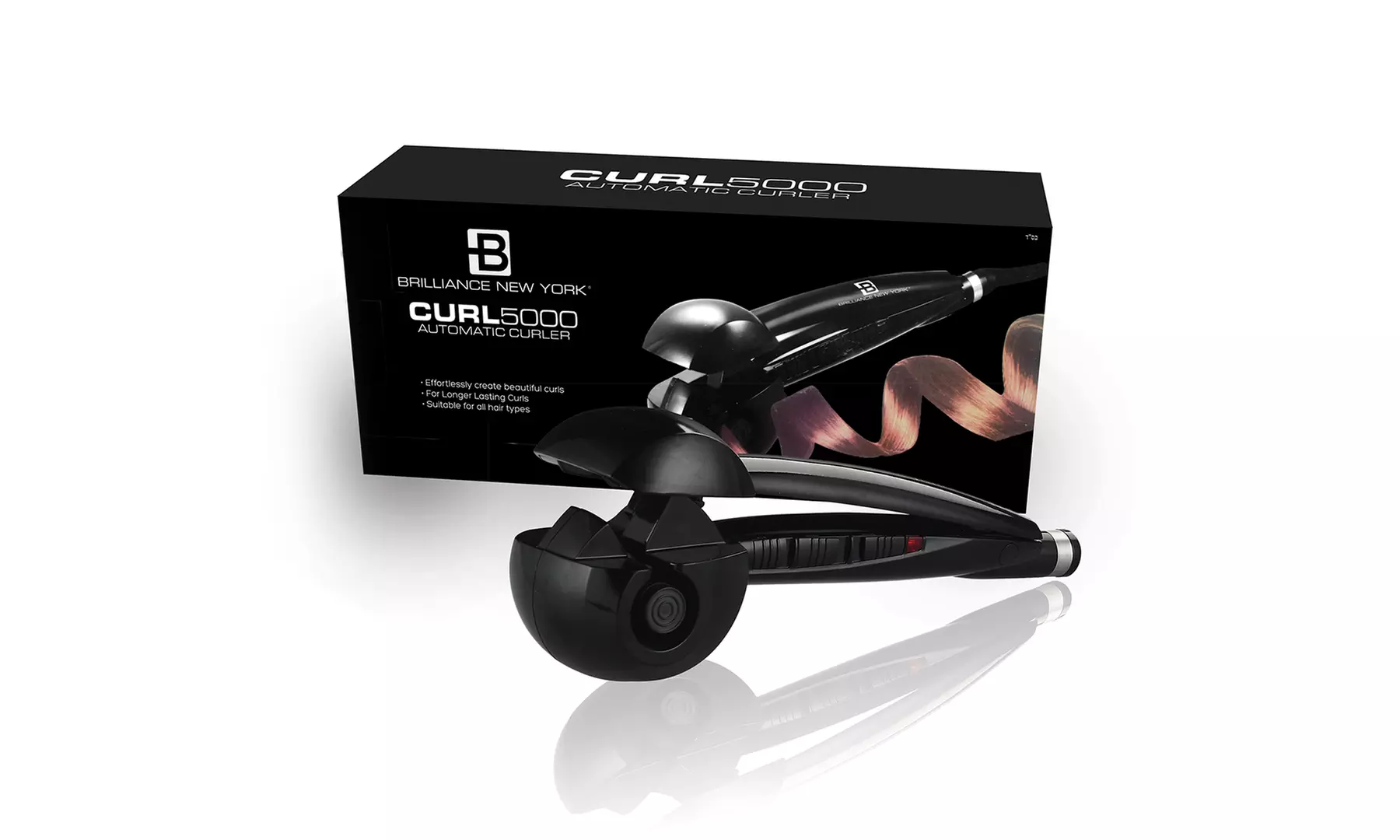 Brilliance New York Automatic Salon-Grade Instant Curler - Primary Image