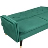 Image 13: Malmo Plush Velvet Sofa Bed