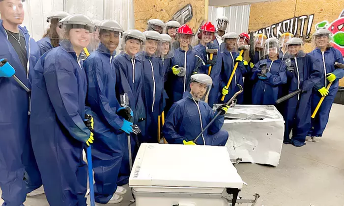 Smash Away Stress with a Rage Room Experience for 2, 3, 4, or 5 People