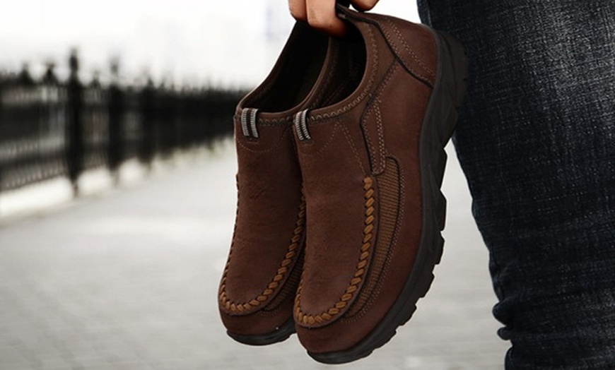 Image 5: Men's Faux Leather Casual Shoes