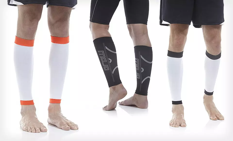 $24.99 for 1 Pair of MoJo Elite Running Calf Compression Sleeves ($45 List Price). Multiple Colors. Free Shipping. - Second Medium