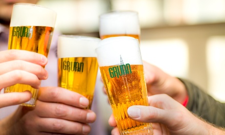 Voor 1 persoon: bierproeverij van 5 populaire bieren inclusief borrelganituur - Groningse Bierbrouwerij